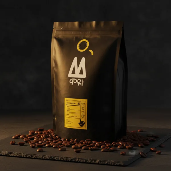 Moyee Coffee blend bag, FairChain Ethiopian coffee