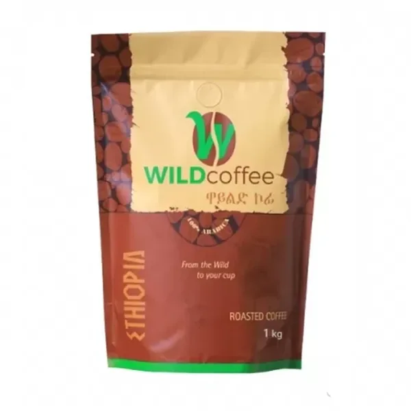 Wild Coffee Ethiopia, forest-grown roasted coffee bag